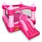Cloud 9 Princess Bounce House, Pink Castle Inflatable Bouncer for Kids without Blower, Includes Stakes and Repair Patches